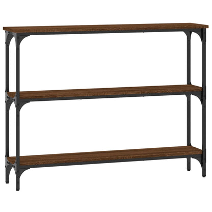 Tavolo Consolle Rovere Marrone 100x22,5x75 cm Legno Multistrato - homemem39
