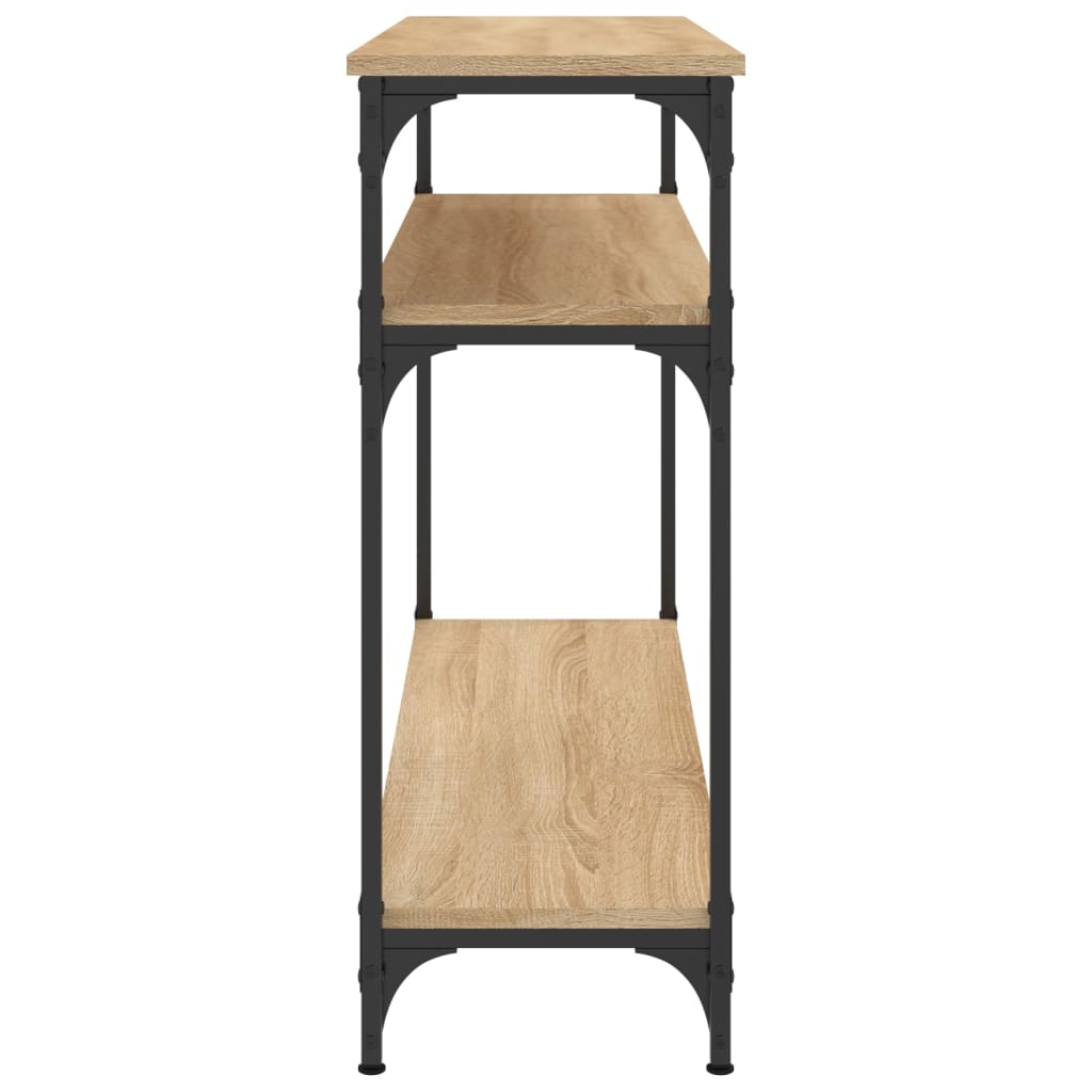 Tavolo Consolle Rovere Sonoma 100x29x75 cm in Legno Multistrato - homemem39