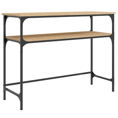 Tavolino Consolle Rovere Sonoma 100x35,5x75cm Legno Multistrato - homemem39