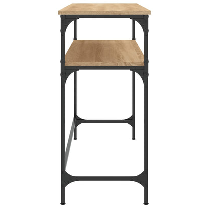 Tavolino Consolle Rovere Sonoma 100x35,5x75cm Legno Multistrato - homemem39