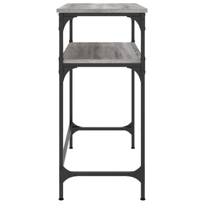 Tavolino Consolle Grigio Sonoma 75x35,5x75 cm Legno Multistrato - homemem39