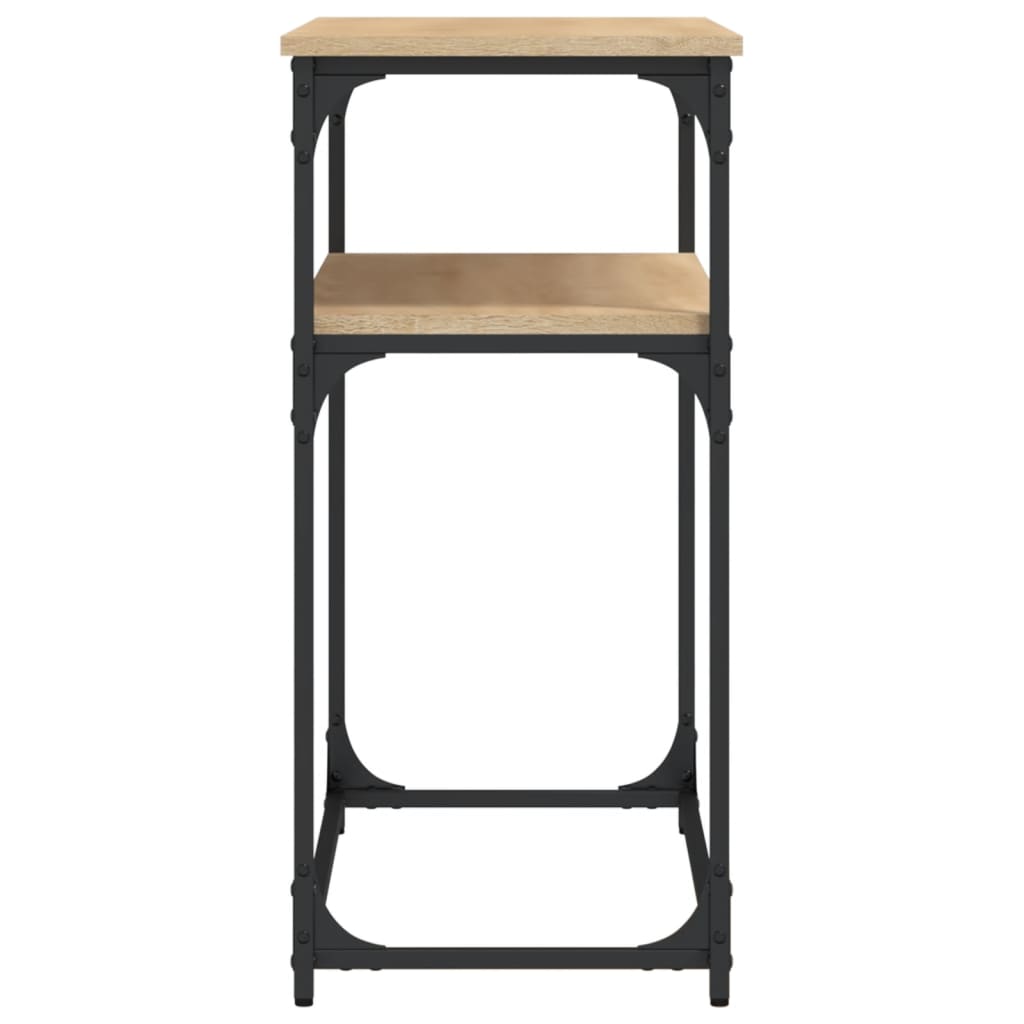Tavolino Consolle Rovere Sonoma 100x35,5x75cm Legno Multistrato - homemem39