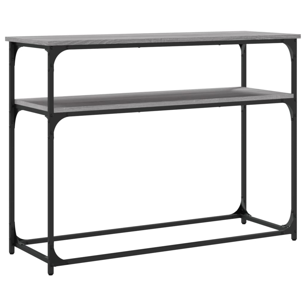 Tavolino Consolle Grigio Sonoma 100x35,5x75cm Legno Multistrato | homemem39