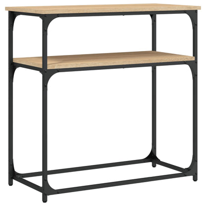 Tavolino Consolle Rovere Sonoma 75x35,5x75cm Legno Multistrato | homemem39
