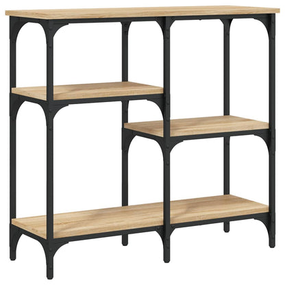 Tavolo Consolle Rovere Sonoma 80x29x75 cm in Legno Multistrato - homemem39