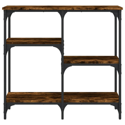 Tavolo Consolle Rovere Fumo 80x29x75 cm in Legno Multistrato | homemem39
