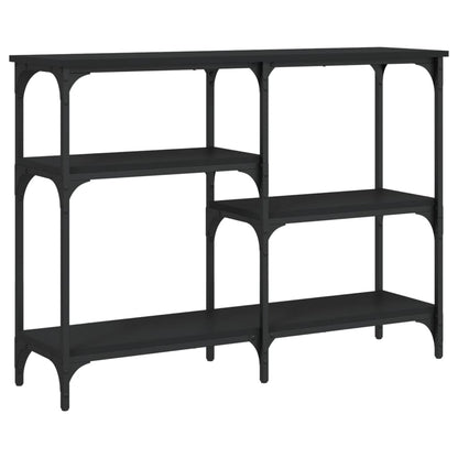 Tavolino Consolle Nero 102x29x75 cm in Legno Multistrato - homemem39