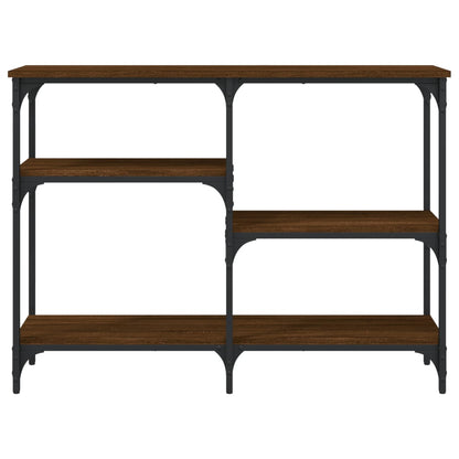 Tavolino Consolle Rovere Marrone 102x29x75 cm Legno Multistrato | homemem39