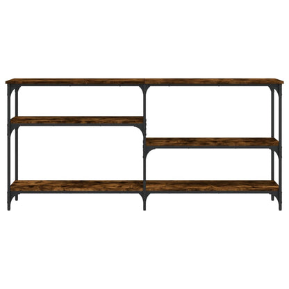 Tavolo Consolle Rovere Fumo 160x29x75 cm in Legno Multistrato | homemem39