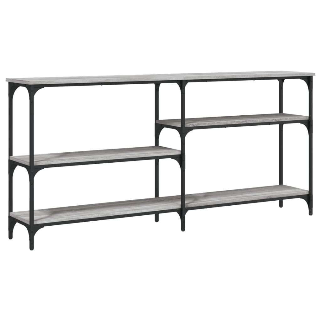 Tavolo Consolle Grigio Sonoma 160x29x75 cm in Legno Multistrato - homemem39