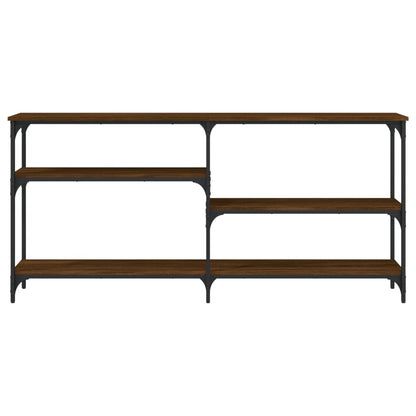 Tavolino Consolle Rovere Marrone 160x29x75 cm Legno Multistrato | homemem39