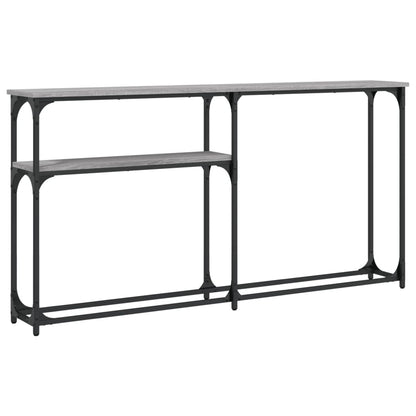Tavolino Consolle Grigio Sonoma 145x22,5x75cm Legno Multistrato - homemem39