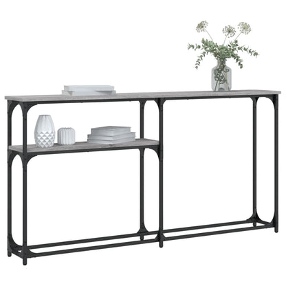 Tavolino Consolle Grigio Sonoma 145x22,5x75cm Legno Multistrato - homemem39