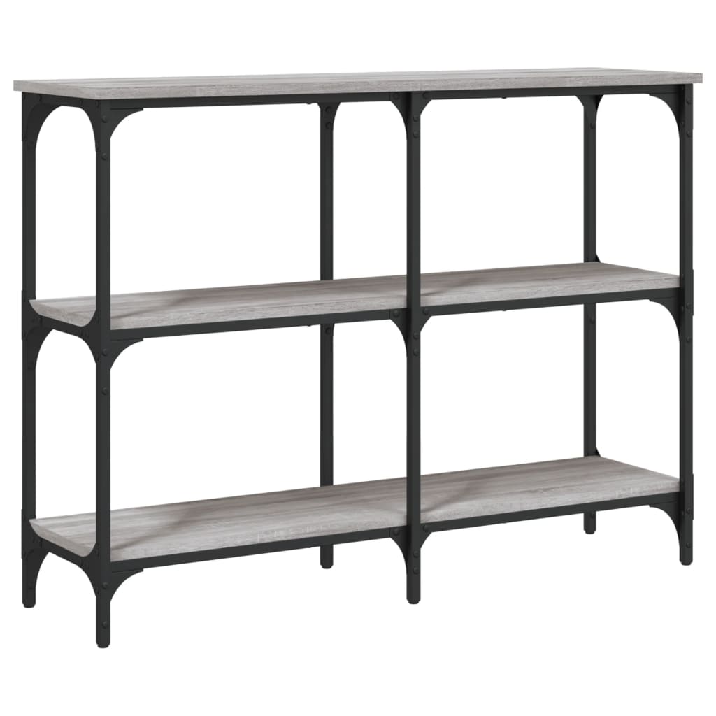 Tavolo Consolle Grigio Sonoma 100x29x75 cm in Legno Multistrato | homemem39