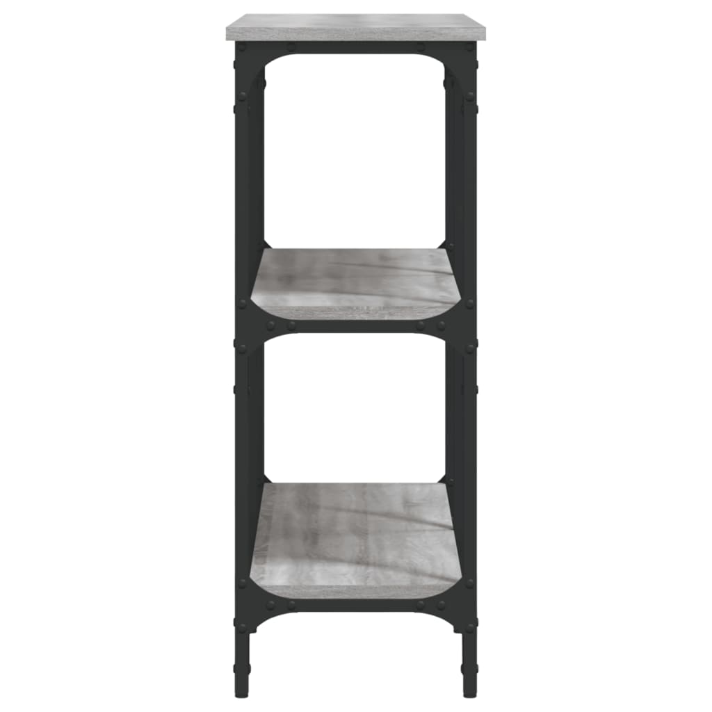 Tavolo Consolle Grigio Sonoma 100x29x75 cm in Legno Multistrato | homemem39