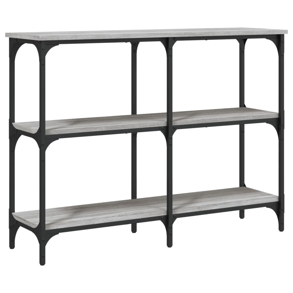 Tavolo Consolle Grigio Sonoma 100x29x75 cm in Legno Multistrato | homemem39