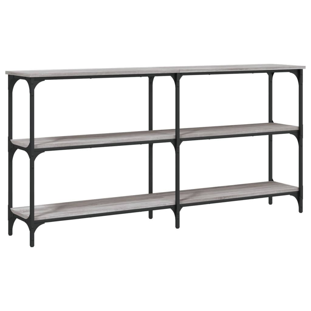 Tavolo Consolle Grigio Sonoma 150x29x75 cm in Legno Multistrato - homemem39