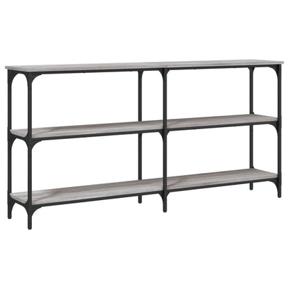 Tavolo Consolle Grigio Sonoma 150x29x75 cm in Legno Multistrato - homemem39