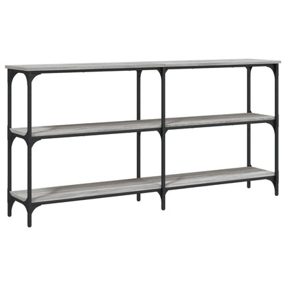 Tavolo Consolle Grigio Sonoma 150x29x75 cm in Legno Multistrato - homemem39