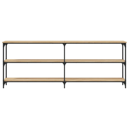 Tavolo Consolle Rovere Sonoma 200x29x75 cm Legno Agglomerato