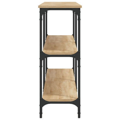 Tavolo Consolle Rovere Sonoma 200x29x75 cm in Legno Multistrato - homemem39