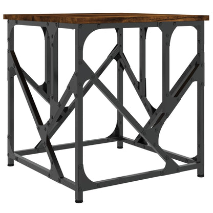 Tavolino da Salotto Rovere Fumo 45x45x47,5 cm Legno Multistrato | homemem39