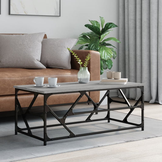 Tavolino da Salotto grigio sonoma 100x50x40cm Legno Multistrato | homemem39