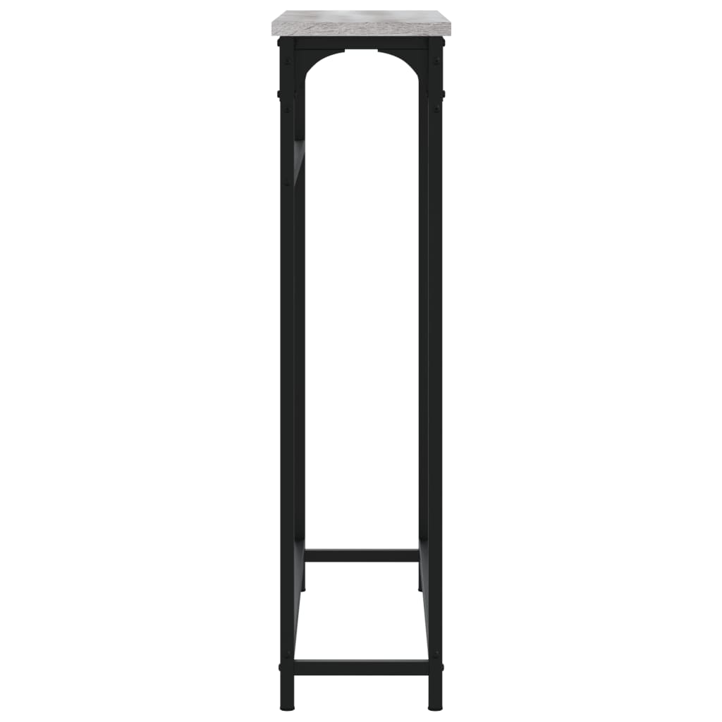 Tavolino Consolle Grigio Sonoma 75x19,5x75 cm Legno Multistrato | homemem39