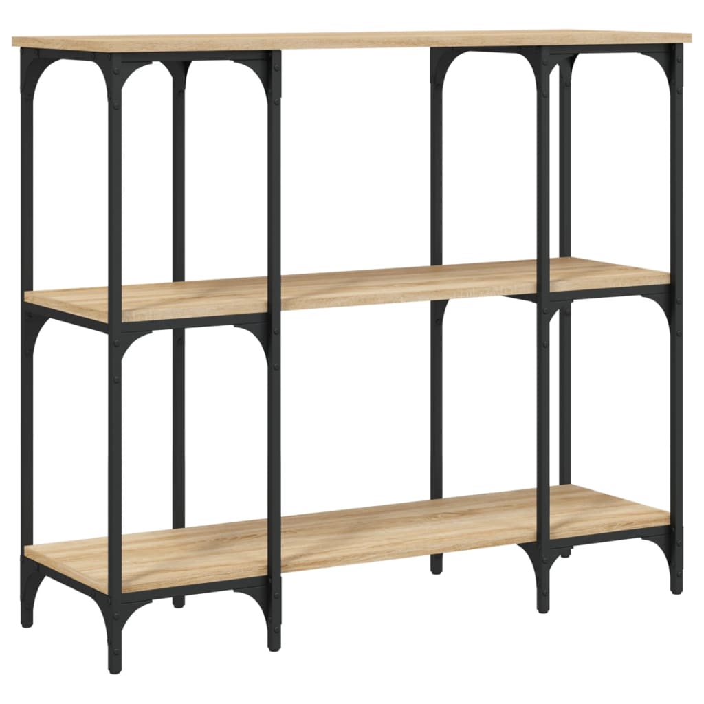 Tavolino Consolle Rovere Sonoma 102x35x90 cm Legno Multistrato | homemem39