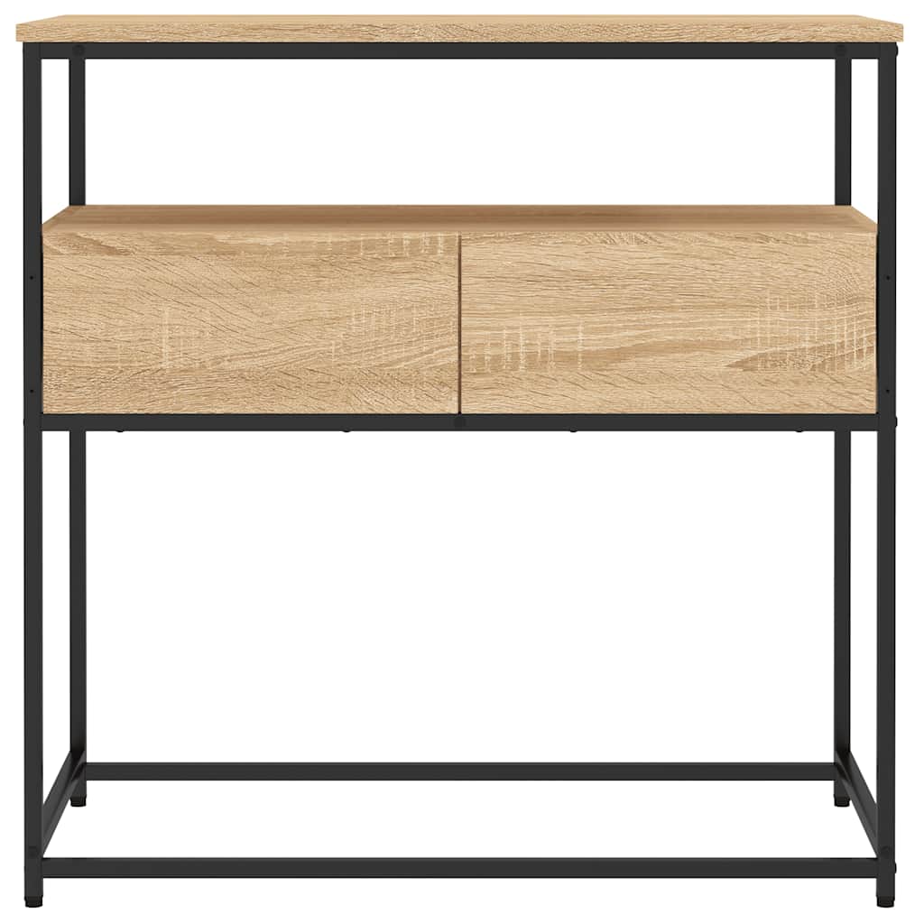 Tavolo Consolle Rovere Sonoma 75x40x75 cm Legno Agglomerato | homemem39