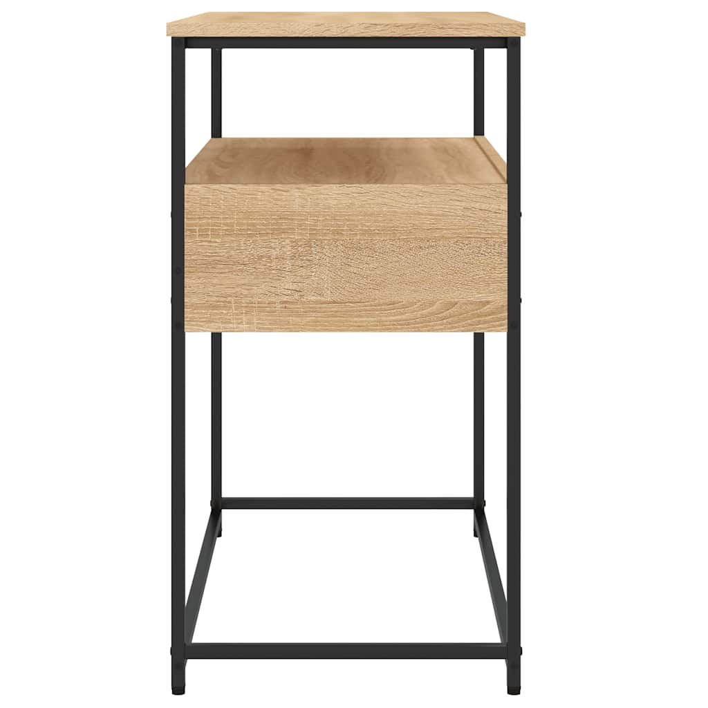 Tavolo Consolle Rovere Sonoma 75x40x75 cm Legno Agglomerato | homemem39