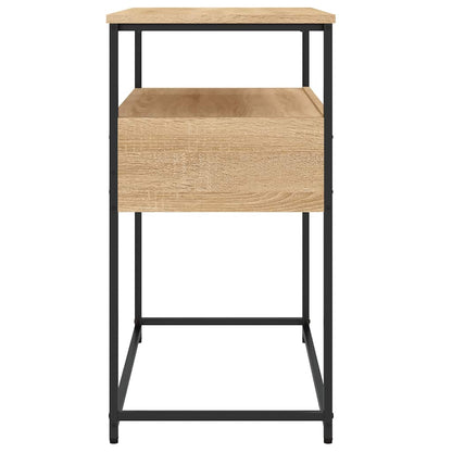 Tavolo Consolle Rovere Sonoma 75x40x75 cm Legno Agglomerato | homemem39