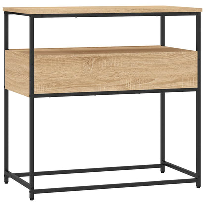 Tavolo Consolle Rovere Sonoma 75x40x75 cm Legno Agglomerato | homemem39