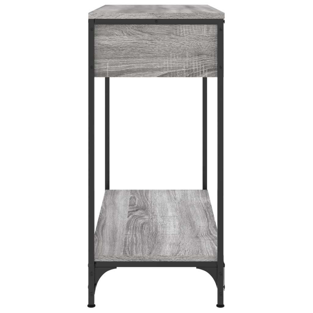 Tavolino Consolle Grigio Sonoma 75x34,5x75cm Legno Multistrato - homemem39