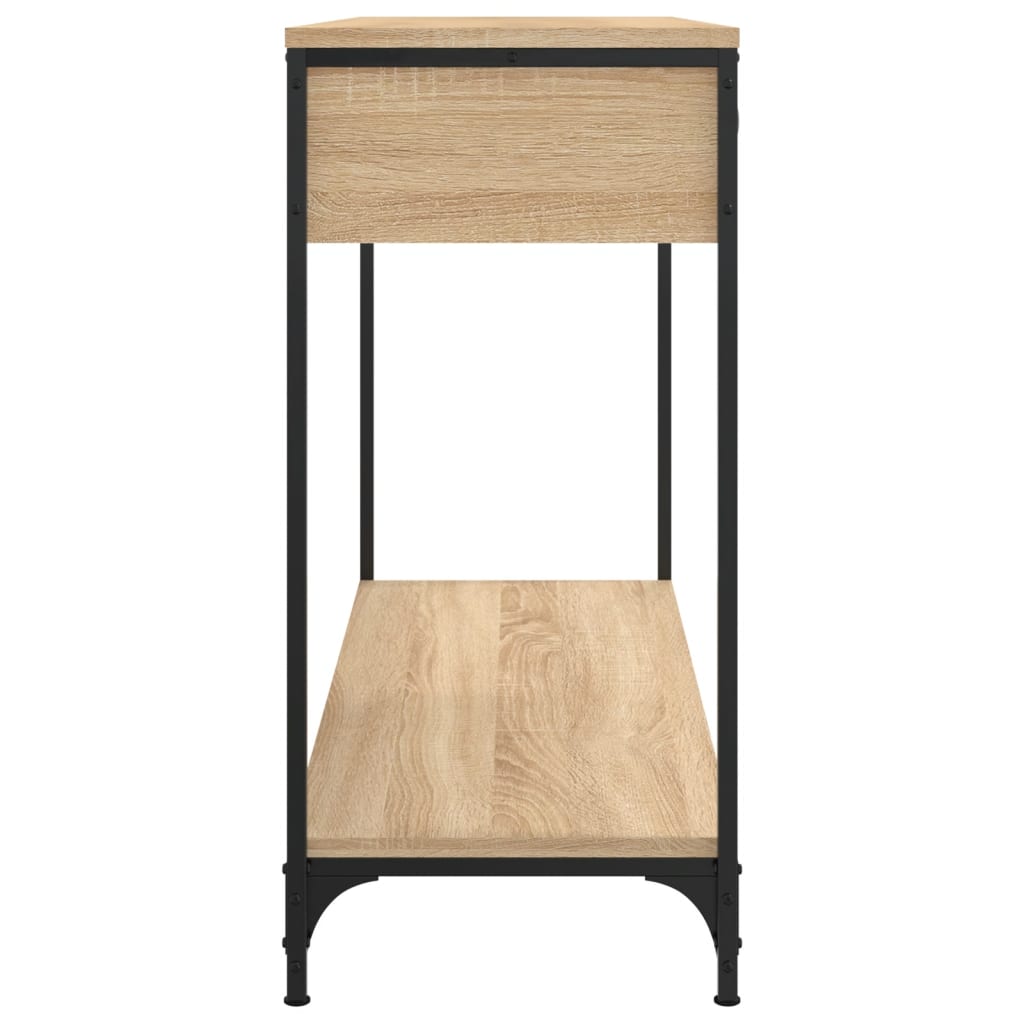 Tavolino Consolle Rovere Sonoma 100x34,5x75cm Legno Multistrato - homemem39