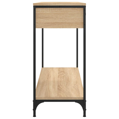 Tavolino Consolle Rovere Sonoma 100x34,5x75cm Legno Multistrato - homemem39