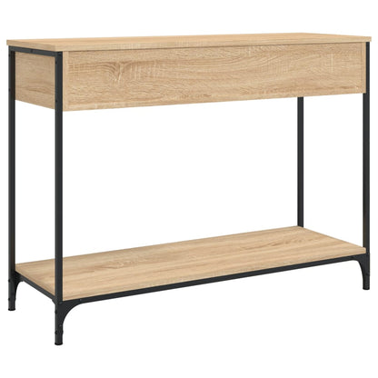 Tavolino Consolle Rovere Sonoma 100x34,5x75cm Legno Multistrato - homemem39