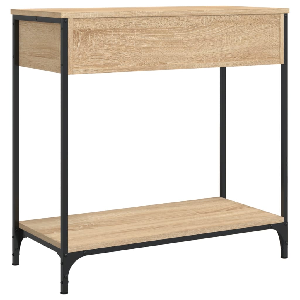 Tavolino Consolle Rovere Sonoma 75x34,5x75cm Legno Multistrato | homemem39