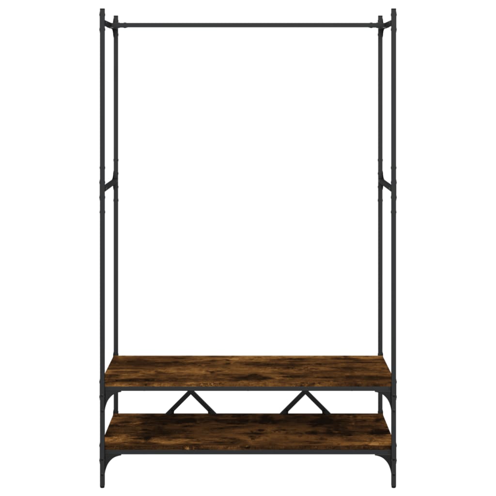 Appendiabiti con Scaffali in legno multistrato