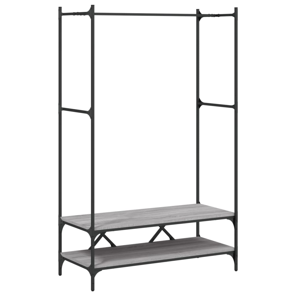 Appendiabiti con Scaffali in legno multistrato