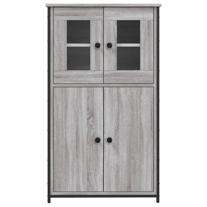 Credenza Grigio Sonoma 62x32x106,5 cm in Legno Multistrato - homemem39