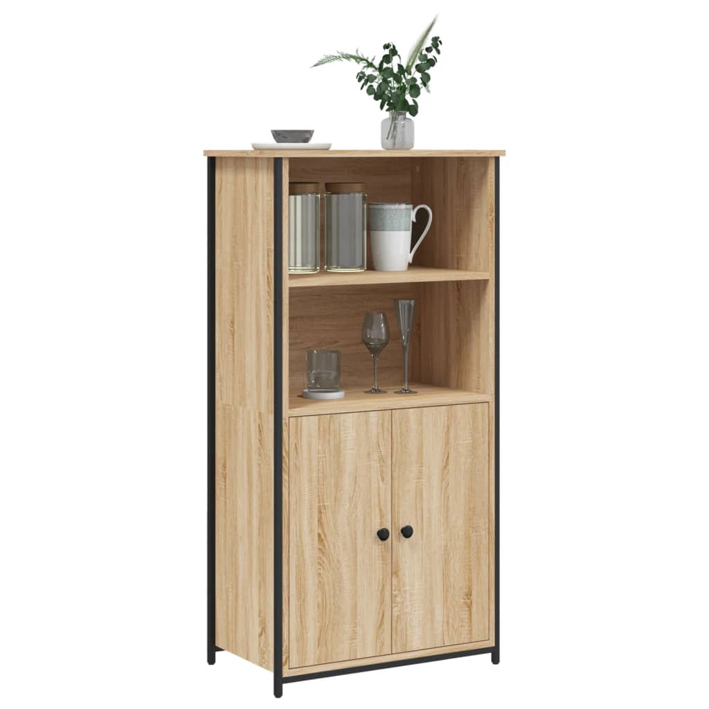 Credenza Rovere Sonoma 62x36x121,5 cm in Legno Multistrato - homemem39