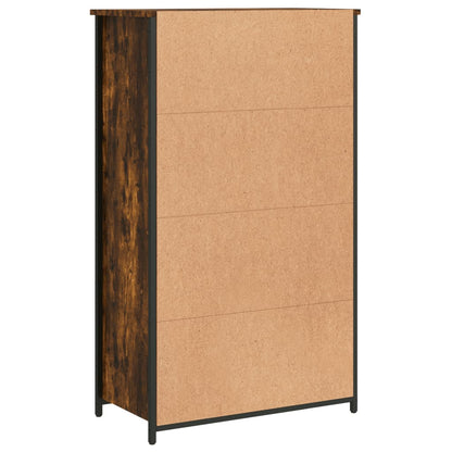 Credenza Rovere Fumo 62x32x103,5 cm in Legno Multistrato - homemem39