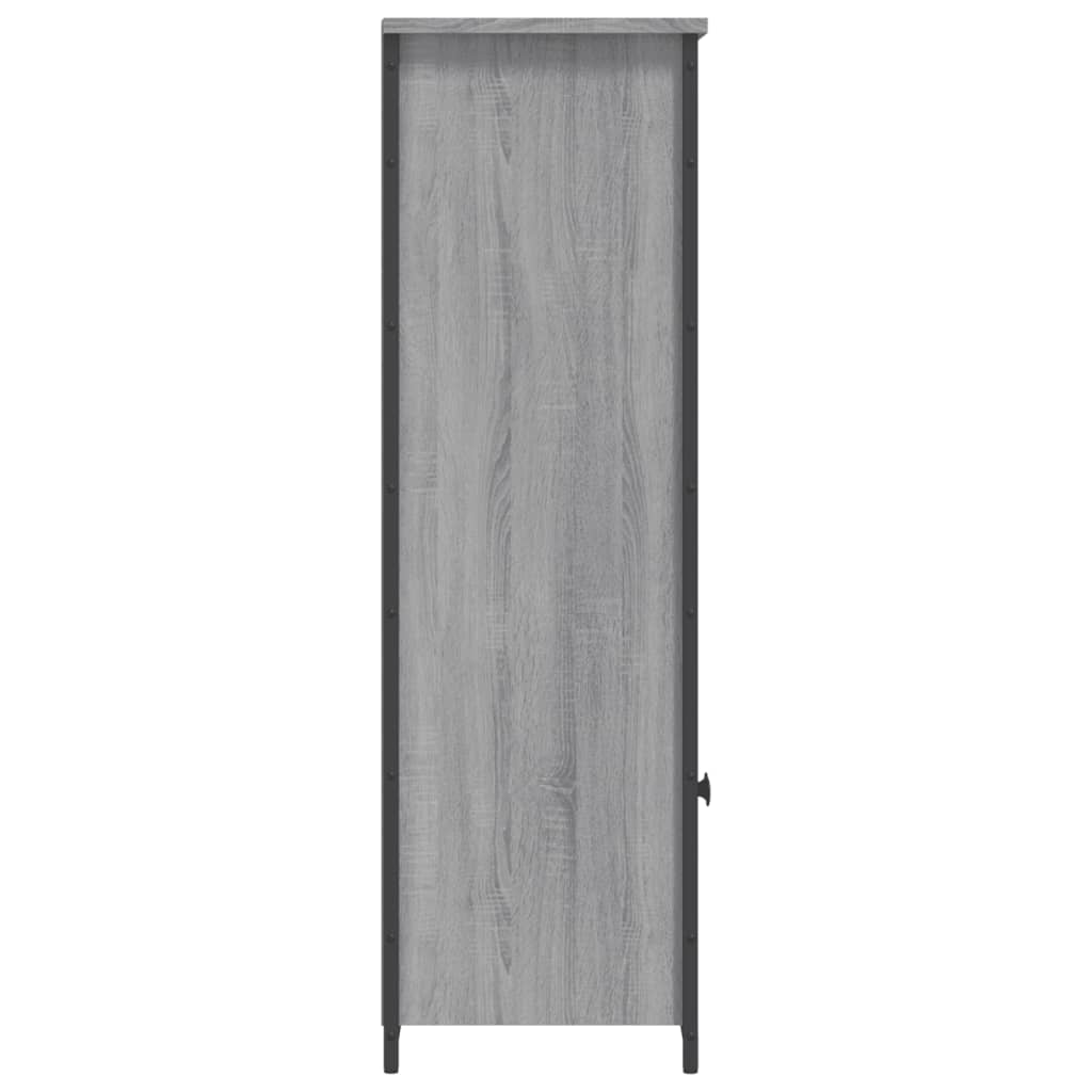 Credenza Grigio Sonoma 62x32x103,5 cm in Legno Multistrato - homemem39
