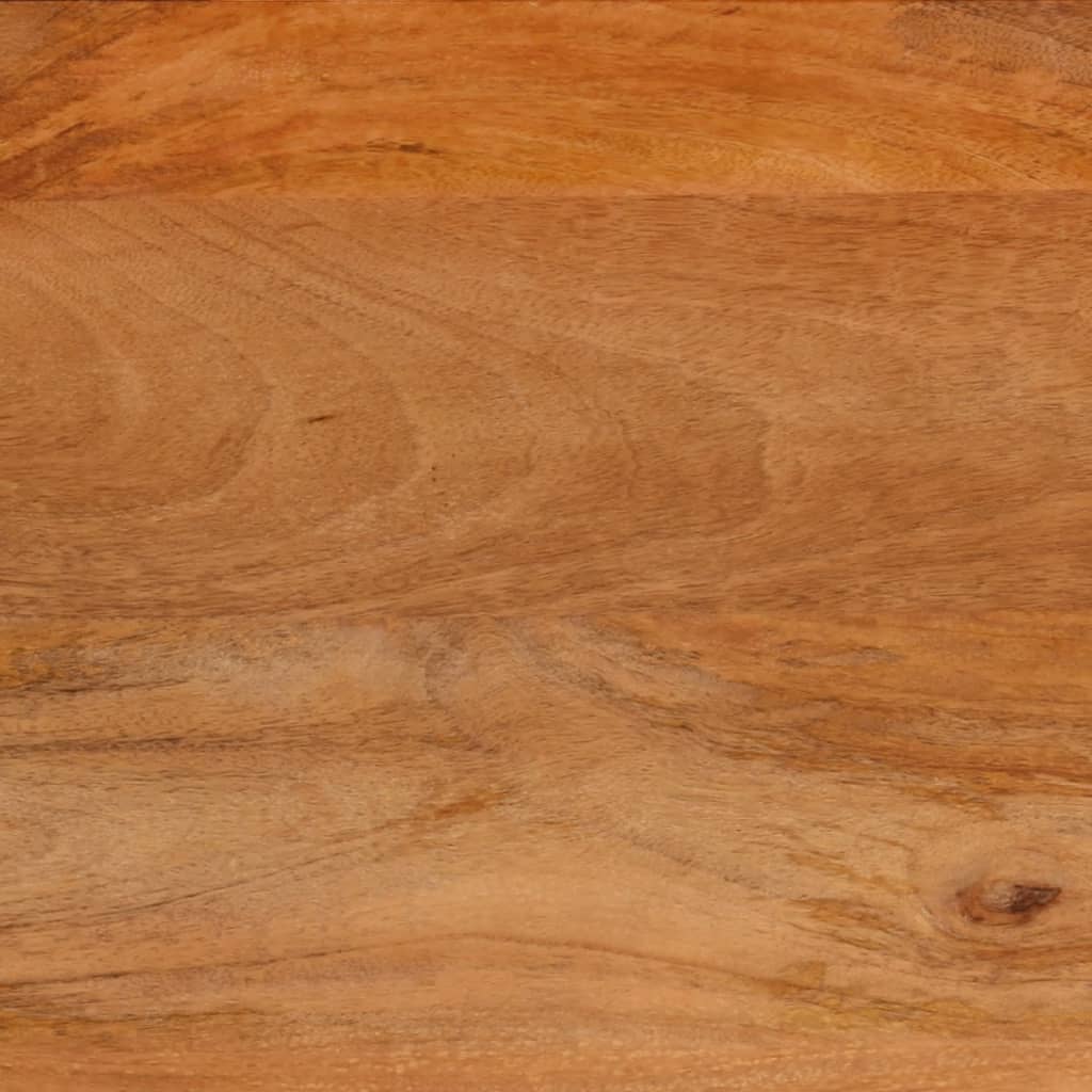Tavolino da Salotto Marrone e Nero 100x54x40 cm Legno di Mango | homemem39