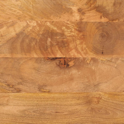 Credenza Marrone e Nera 40x33,5x75cm in Legno Massello di Mango - homemem39