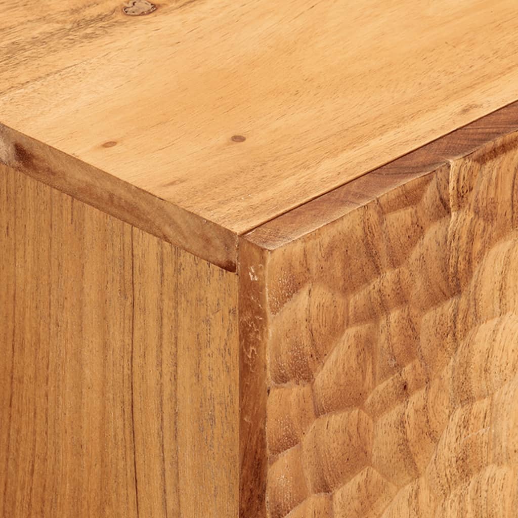 Mobile Porta TV 105x33x46 cm in Legno Massello di Acacia - homemem39