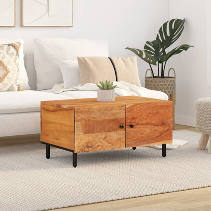 Tavolino da Salotto 80x50x40 cm Legno Massello di Acacia | homemem39