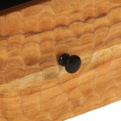 Comodini 2pz 40x33x46 cm in Legno Massello di Acacia - homemem39