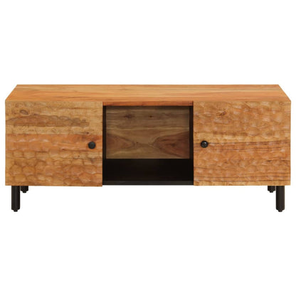 Tavolino 100x54x40 cm in Legno Massello di Acacia | homemem39
